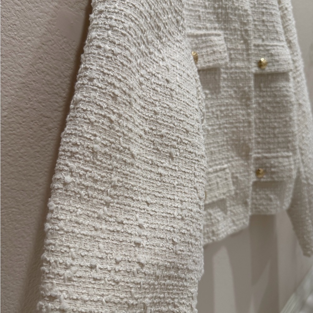 H&M White tweed jacket - Picture 4 of 6